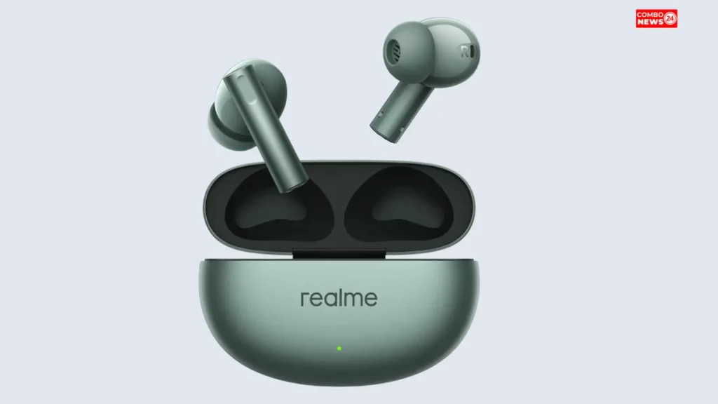 Realme Buds T310 with 12.4mm Driver, 46dB ANC, Spatial Audio and upto 40 hours Playback Bluetooth